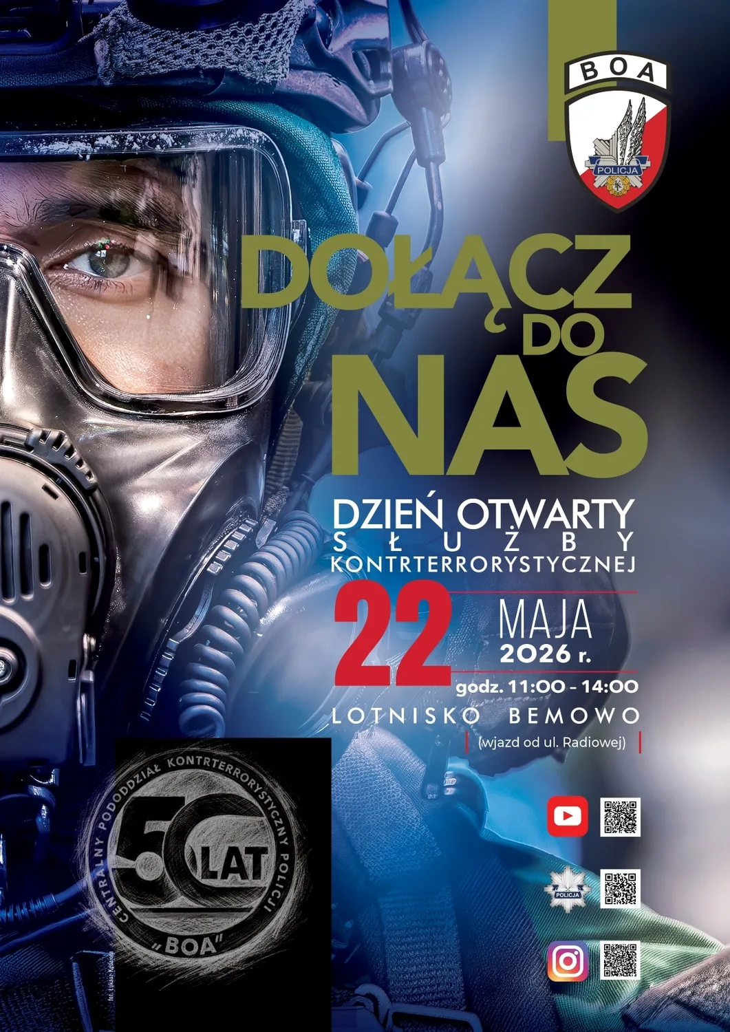 Zapraszamy na Dzień Otwarty Służby Kontrterrorystycznej – 22 maja 2026 r.