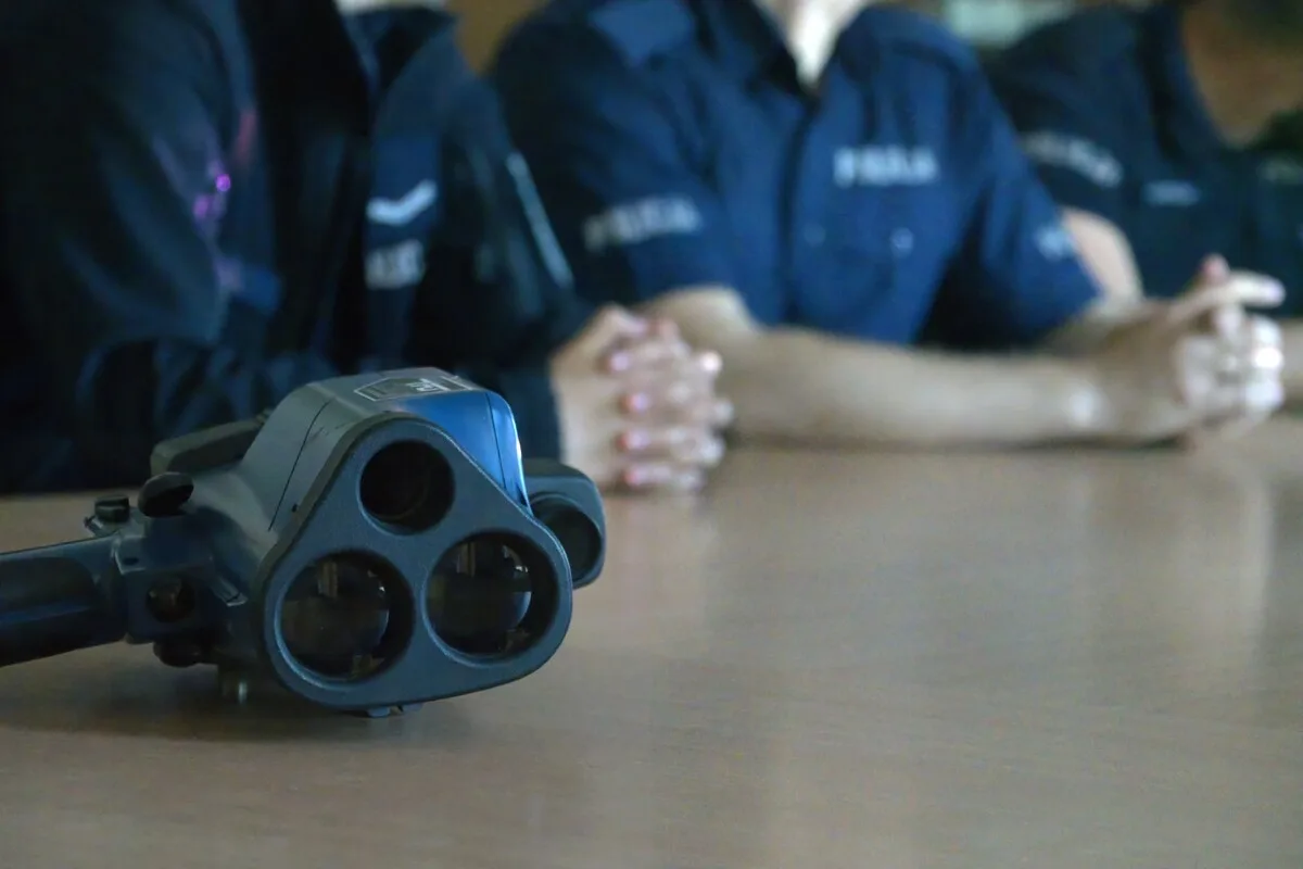 Szkolenie dla policjantów z obsługi ręcznych mierników prędkości