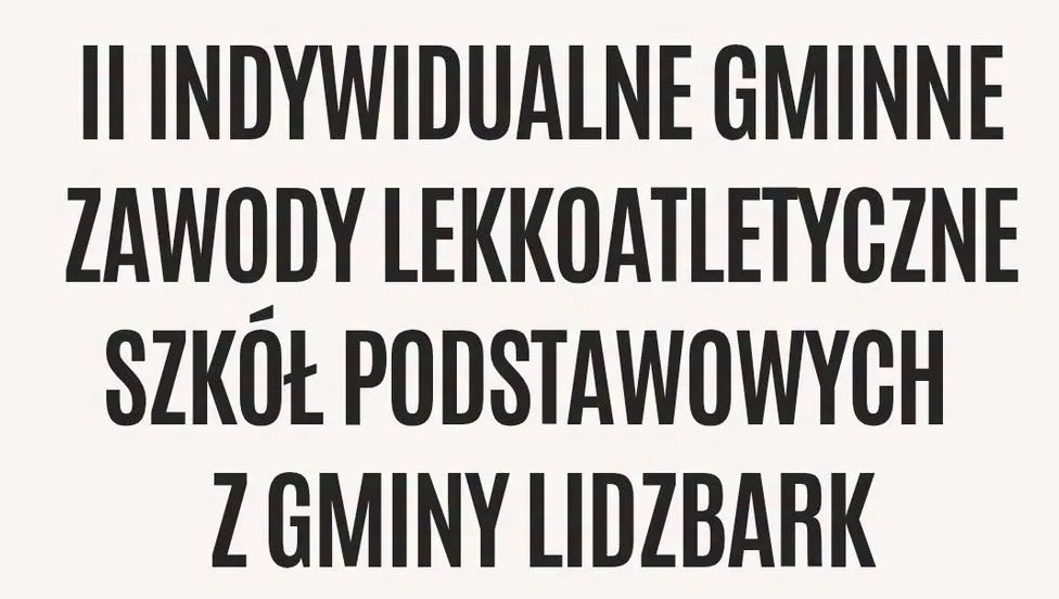 II Gminne Zawody Lekkoatletyczne Szkół Podstawowych
