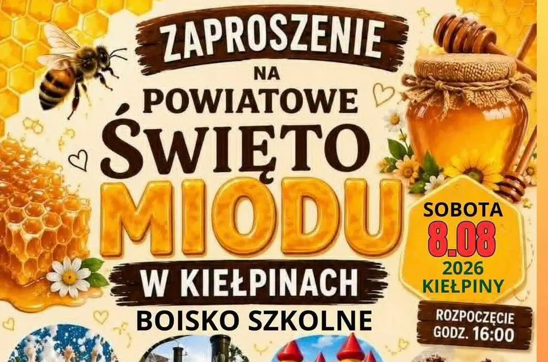 Powiatowe Święto Miodu w Kiełpinach zapowiada liczne atrakcje