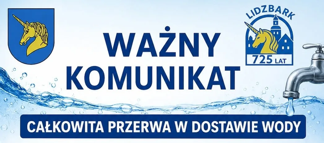 Czasowa przerwa w dostawie wody w Jeleń, Wąpiersk, Tarczyny, Ciechanówko, Kiełpiny, Chełsty i Koszelewki