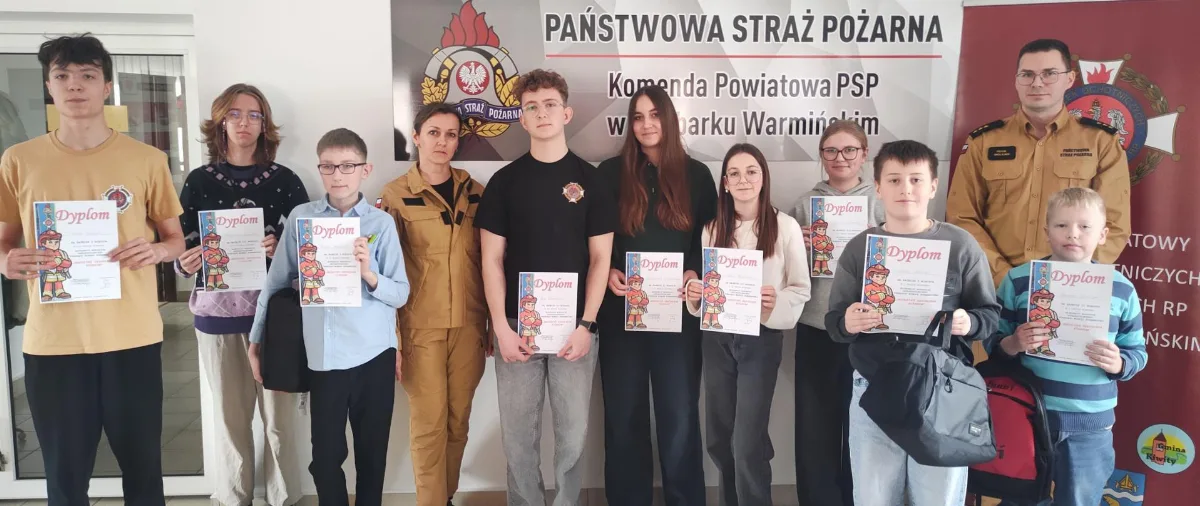 Miejskie eliminacje do Ogólnopolskiego Turnieju Wiedzy Pożarniczej