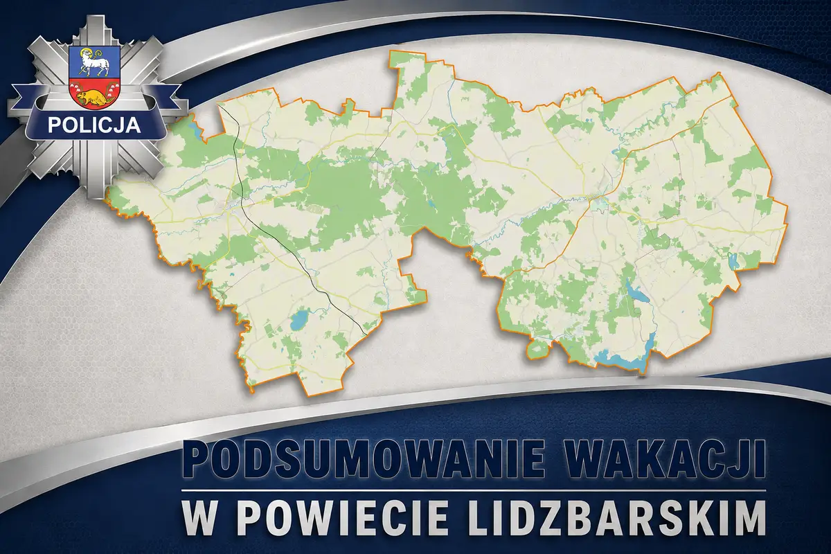 Podsumowanie wakacyjnych zdarzeń drogowych w powiecie lidzbarskim