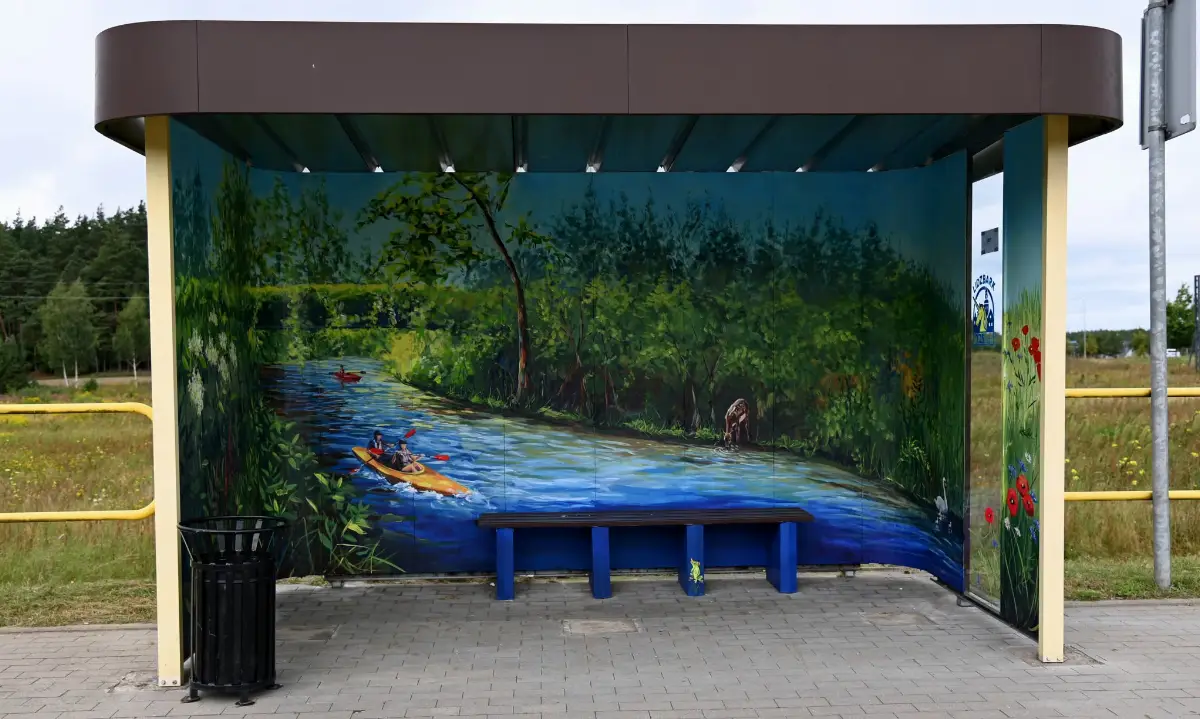 Nowe przystanki w Gminie Lidzbark z atrakcyjnym designem