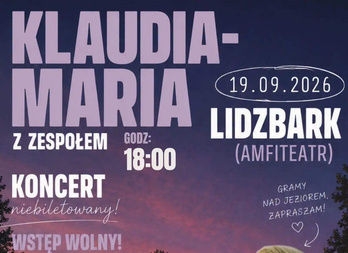Koncert Klaudii Marii w Lidzbarku